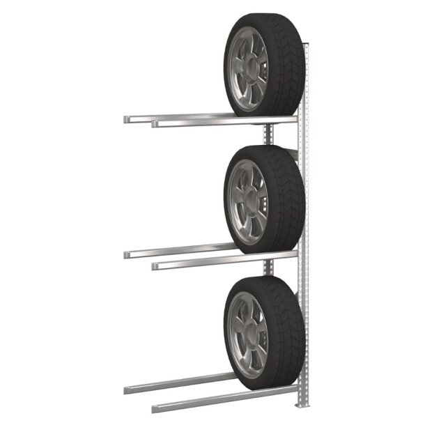 Dkreol flgefag med 3 brelag  H: 1972 mm, D: 400 mm, L: 900 mm  350 kg pr. brelag