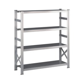 Lagerreol startfag med 4 hylder  H: 1576 mm, L: 1500 mm  Vlg mellem 5 dybdevarianter