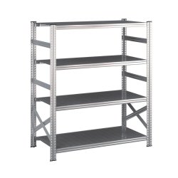 Lagerreol startfag med 4 hylder  H: 1576 mm, L: 1500 mm  Vlg mellem 5 dybdevarianter