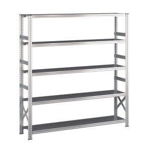 Lagerreol startfag med 5 hylder  H: 1972 mm, L: 1500 mm  Vlg mellem 5 dybdevarianter