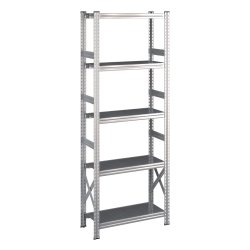 Lagerreol startfag med 5 hylder  H: 1972 mm, L: 600 mm  Vlg mellem 5 dybdevarianter