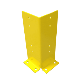 Stigebensbeskytter - Gul, L-formet 150x150 mm, H: 400 mm