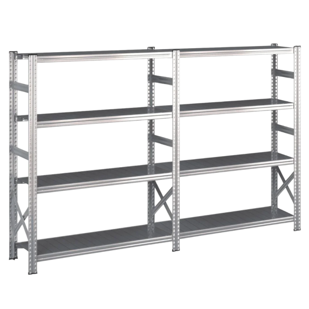 Lagerreol 2 fag  H: 1576 mm  Vlg selv dybde og lngde