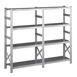 Lagerreol 2 fag  H: 1576 mm  Vlg selv dybde og lngde