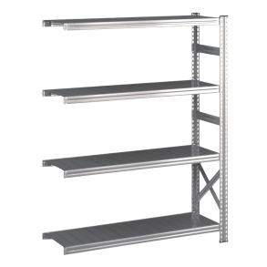 Lagerreol flgefag med 4 hylder  H: 1576 mm, L: 1200 mm  Vlg mellem 5 dybdevarianter