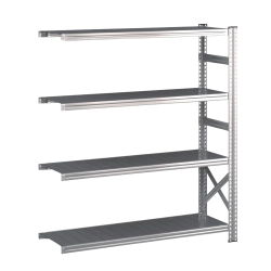 Lagerreol flgefag med 4 hylder  H: 1576 mm, L: 1500 mm  Vlg mellem 5 dybdevarianter