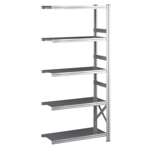 Lagerreol flgefag med 5 hylder  H: 1972 mm, L: 900 mm  Vlg mellem 5 dybdevarianter