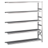 Lagerreol flgefag med 5 hylder  H: 1972 mm, L: 1500 mm  Vlg mellem 5 dybdevarianter