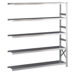 Lagerreol flgefag med 5 hylder  H: 1972 mm, L: 1500 mm  Vlg mellem 5 dybdevarianter