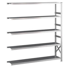 Lagerreol flgefag med 5 hylder  H: 1972 mm, L: 1500 mm  Vlg mellem 5 dybdevarianter
