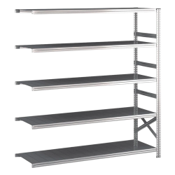 Lagerreol flgefag med 5 hylder  H: 1972 mm, L: 1500 mm  Vlg mellem 5 dybdevarianter