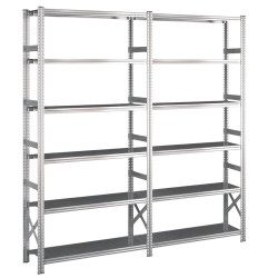 Lagerreol 2 fag  H: 2500 mm  Vlg selv dybde og lngde