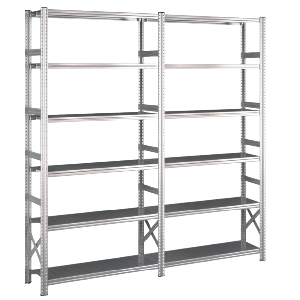 Lagerreol 2 fag  H: 2500 mm  Vlg selv dybde og lngde