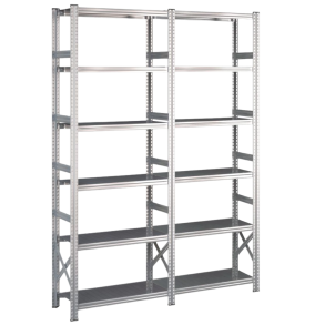 Lagerreol 2 fag  H: 2500 mm  Vlg selv dybde og lngde