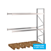Pallereol flgefag med 2 brelag  H: 3000 mm, L: 2700 mm, D: 1100 mm  Vlg breevne