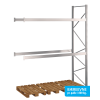 Pallereol flgefag med 2 brelag  H: 3500 mm, L: 2700 mm, D: 1100 mm  Vlg breevne