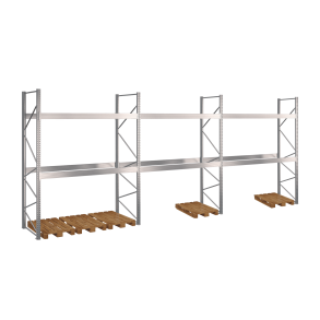 Pallereol 3 fag  H: 3500 mm, L: 8460 mm, D: 1100 mm  Vlg breevne