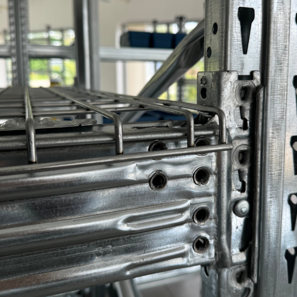 Nethylde 875x1100 mm - 1000 kg belastning, passer til pallereoler i dybde 1100 mm