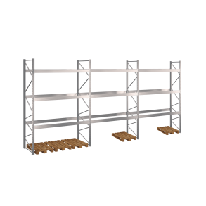 Pallereol 3 fag  H: 4000 mm, L: 8460 mm, D: 1100 mm  Vlg breevne