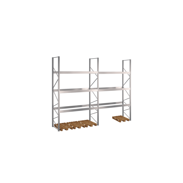 Pallereol 2 fag � H: 4500 mm, L: 5670 mm, D: 1100 mm � V�lg b�reevne