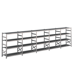 Lagerreol 5 fag  H: 1576 mm  Vlg selv dybde og lngde