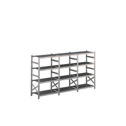 Lagerreol 3 fag  H: 1576 mm  Vlg selv dybde og lngde