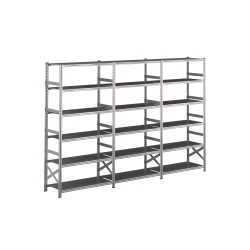 Lagerreol 3 fag  H: 2500 mm  Vlg selv dybde og lngde