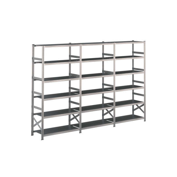 Lagerreol 3 fag  H: 2500 mm  Vlg selv dybde og lngde