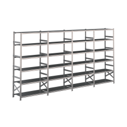 Lagerreol 4 fag  H: 2500 mm  Vlg selv dybde og lngde