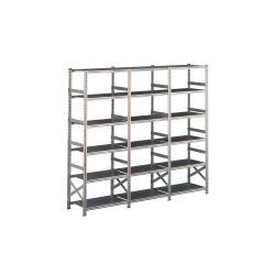 Lagerreol 3 fag  H: 2500 mm  Vlg selv dybde og lngde