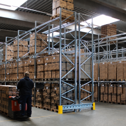 Truckv�rn dobbeltfag - 2550x400 mm, varmgalvaniseret