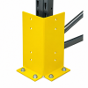 Stigebensbeskytter - Gul, L-formet 150x150 mm, H: 400 mm
