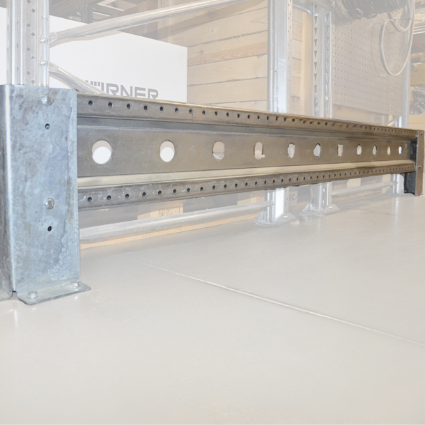 Truckv�rn dobbeltfag - 2550x400 mm, varmgalvaniseret