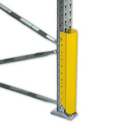 Stigebensbeskytter i gul st�l - H: 600 mm