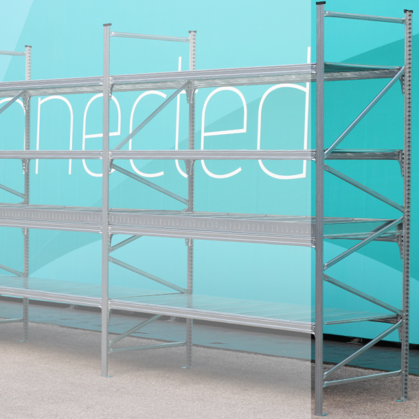 Storfagsreol gavl � H: 2000 mm � 2 dybdevarianter