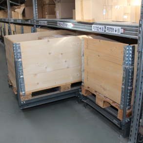 Palleudtr�k inkl. gulvankre � Gulvmodel, maks 750 kg, 70% udtr�k med udtr�ksl�s