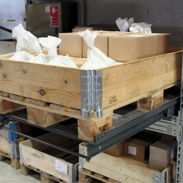 Palleudtr�k � Bj�lkemodel, maks 750 kg, 70% udtr�k med udtr�ksl�s