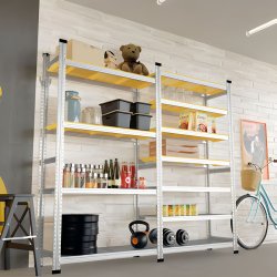 Super K lagerreol f�lgefag - H: 1832 mm, L: 900 mm, D: 400 mm