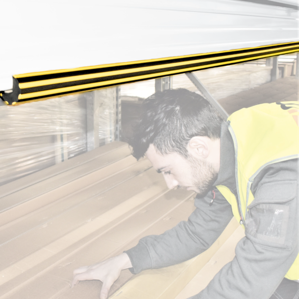 Fleksible hjrnebeskyttere - L: 1000 mm, skres nemt til nsket lngde