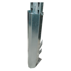 Stolpebeskytter - H: 600 mm, galvaniseret