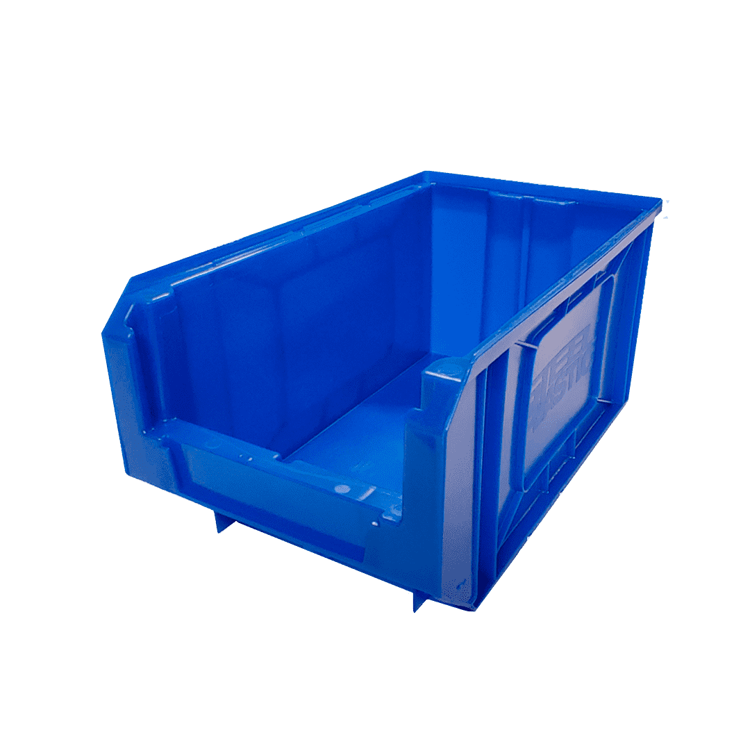 Plast kasse | Bl | L:345 x B:205 x H:164mm | 9L