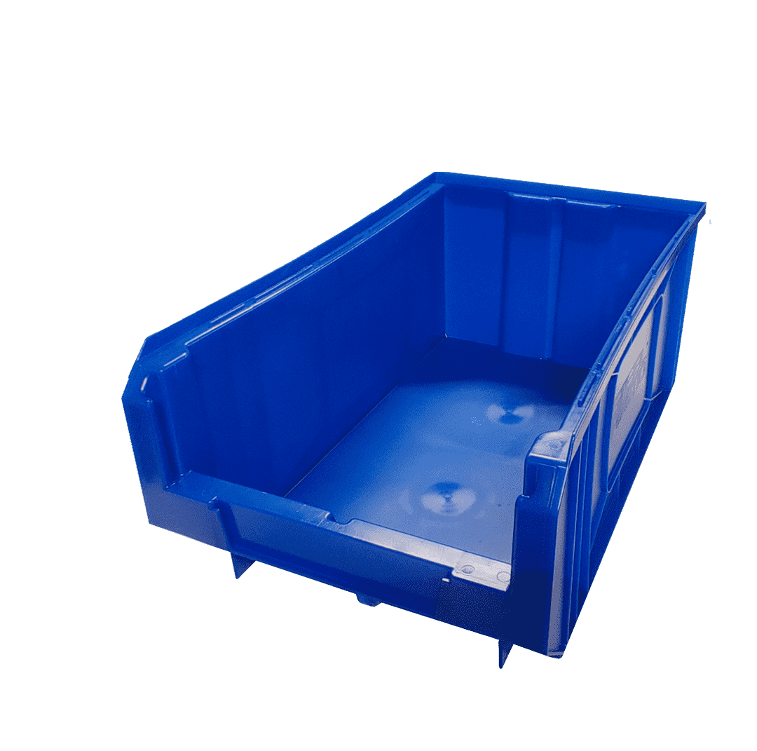 Plast kasse | Bl | L:600 x B:372 x H:250mm | 44L