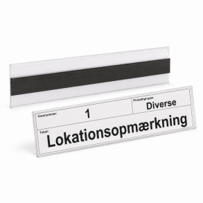 Magnetskilt til lokationsopm�rkninger