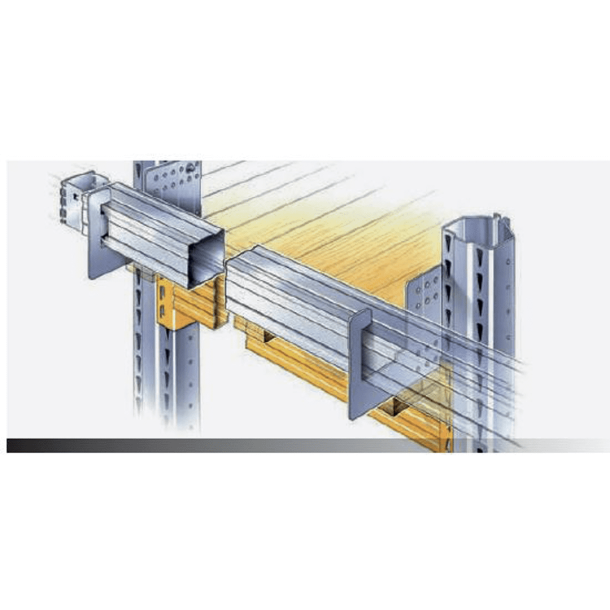 Pallestop til pallereol - Vælg længde