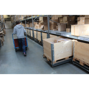 Palleudtrk inkl. gulvankre  Gulvmodel, maks 750 kg, 70% udtrk med udtrksls