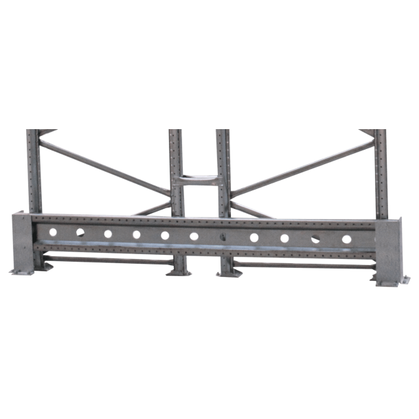Truckværn dobbeltfag - 2550x400 mm, varmgalvaniseret